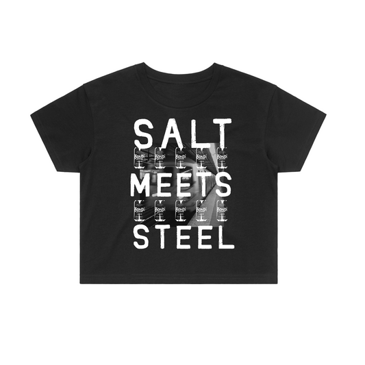Salt Meets Steel NY Women's Baby Tee